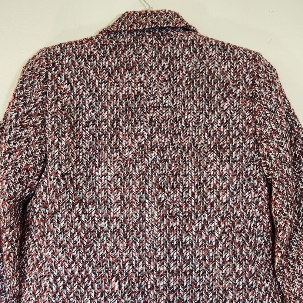 NWT Sam Edelman Willow Chevron Tweed Blazer Gardenia Autumn Small - Picture 8 of 16